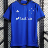 2023/24 Cruzeiro 1:1 Quality Home Blue Fans Jersey