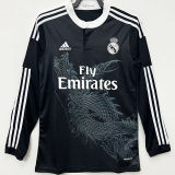 2014/15 RM Black Dragon Retro Long Sleeve Jersey (Have All Patch 全臂章 2014+10 )