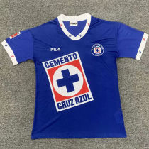 1996 Cruz Azul Home Blue Retro Soccer Jersey