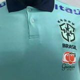 2022/23 Brazil Light Blue Polo Short Jersey
