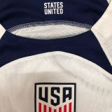 2022/23 U.S Home White Player Version Soccer Jersey