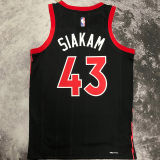 2023 Toronto Raptors SIAKAM #43 Black NBA Jerseys