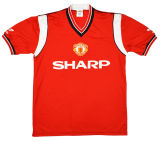 1984-1986 M Utd Home Retro Soccer Jersey