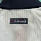 1998 England Home White Retro Long Sleee Jersey