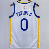 2023/24 Warriors PAYTON II #0 White NBA Jerseys