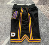Lakers Black Four Bags NBA Pants