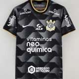 2022/23 Corinthians 1:1 Quality Away Black Fans Soccer Jersey