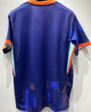 VIRGIL #4 NL Away Blue Fans Soccer Jersey 2024/25