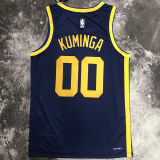 Warriors KUMINGA #00 Royal Blue NBA Jerseys