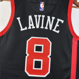 2023/24 Bulls LAVINE # Black City Edition NBA Jerseys 热压