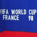 1998 France Home Blue Retro Soccer Jersey有右胸小字
