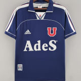 2000/01 Universidad de Chile Home Blue Retro Soccer Jersey