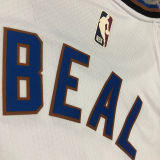 Wizards BEAL #3 White Retro NBA Jerseys