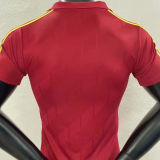 1986 Belgium Home Red Retro Soccer Jersey