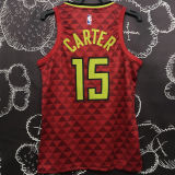 Hawks CARTER #15 Red NBA Jersey