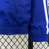 2024 France Blue White Reversible Windbreaker 双面