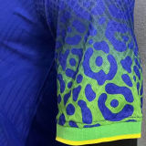 2022/23 Brazil Away Blue Player Version Jersey