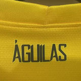 2013 Club America Home Yellow Retro Soccer Jersey