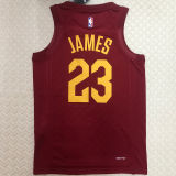Cleveland JAMES #23 Red NBA Jerseys