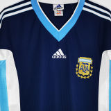 1998 Argentina Away Retro Soccer Jersey