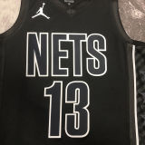 2023 Nets HARDEN #13 Black NBA Jerseys
