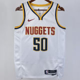 2023/24 Nuggets GOROON #50 White NBA Jerseys