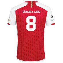 ØDEGAARD #8 ARS 1:1 Quality Home Fans Jersey 2023/24 (UCL Font)