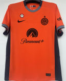 LAUTARO #10 In Milan 1:1 Third Orange Fans Jersey 2023/24 有号下广告