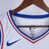 2023/24 76ers OUBRE JR. #9 White NBA Jerseys