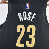 2023/24 Grizzlies ROSE #23 Black City Edition NBA Jerseys Hot Pressed