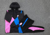 2024 AC Black Hoody Zipper Jacket Windbreaker