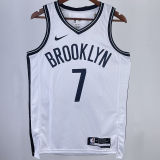 2023/24 Nets DURANT #7 White NBA Jerseys