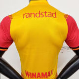 2023/24 Lens Home Yellow Player Version Soccer Jersey