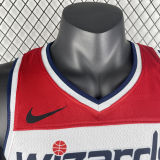 2023/24 Wizards POOLE #13 White Home NBA Jerseys