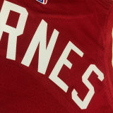 Toronto Raptors BARNES #4 Red Away NBA Jerseys