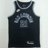 Spurs DUNCAN #21 Black NBA Jerseys