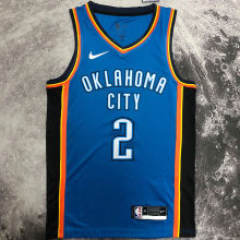 2023 Rockets GILGEOUS-ALEXANDER #2 Blue NBA Jerseys