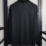 2004 Brazil Special Edition Black Retro Long Sleeve Jersey