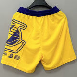 2023/24 Lakers Yellow NBA Cotton Pants