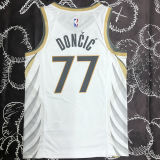 Mavericks DONCIC #77 White City Edition NBA Jerseys