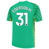 2023/24 Man City Goalkeeper Green Player Version Jersey