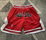 Bulls Red Four Bags NBA Pants