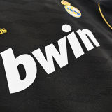 2011/12 RM Away Black Long Sleeve Retro Jersey