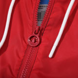 2023/24 M Utd Red Black Windbreaker