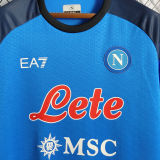 2022/23 Napoli Home Blue Fans Soccer Jersey