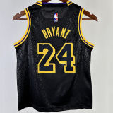 Lakers BRYANT #24 Black Kids NBA Jersey