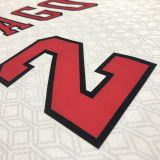 Bulls BALLE #2 White City Edition NBA Jerseys