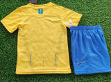2023/24 Al Nassr Home Yellow Kids Soccer Jersey
