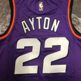 Suns AYTON #22 Purple Retro NBA Jerseys