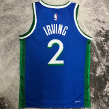 2023 Mavericks IRVING #2 Blue City Edition NBA Jerseys